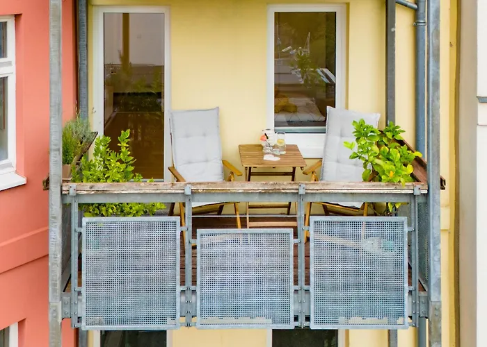 Schlosskoenig - Modernes & Zentrales Mit Balkon Und Arbeitsplatz 公寓